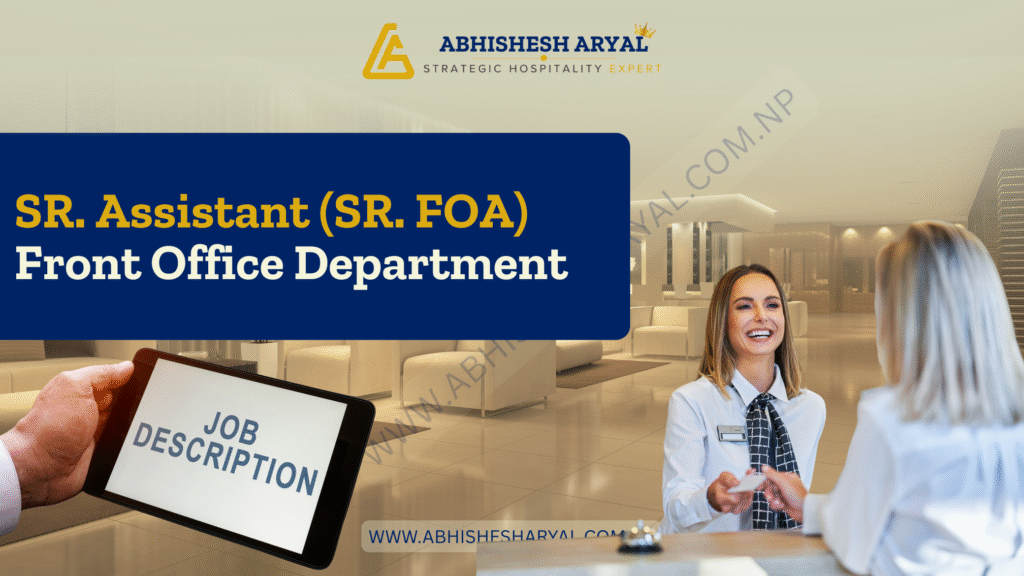 Job Description: Senior Front Office Assistant