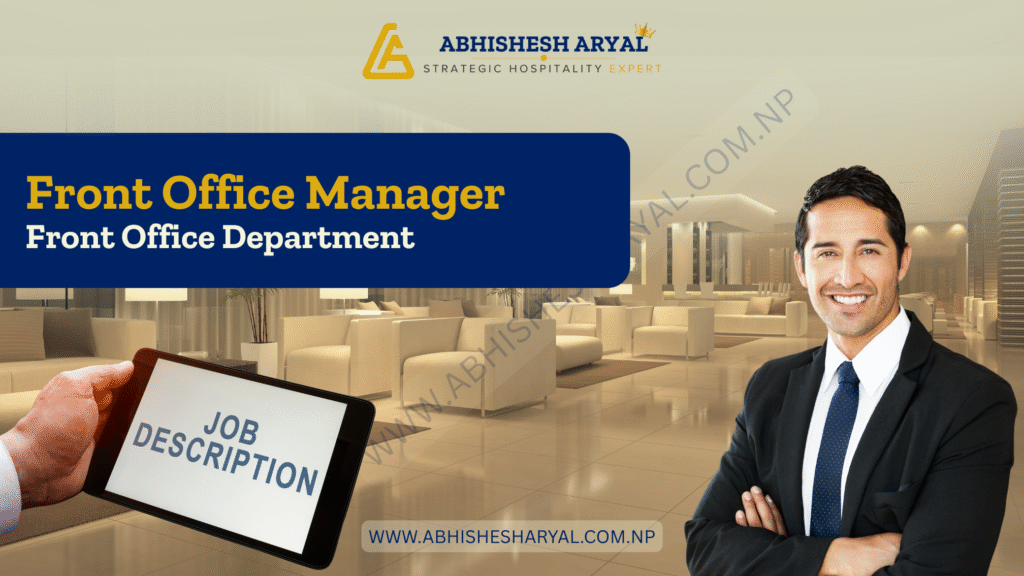 Job Description: Front Office Manager